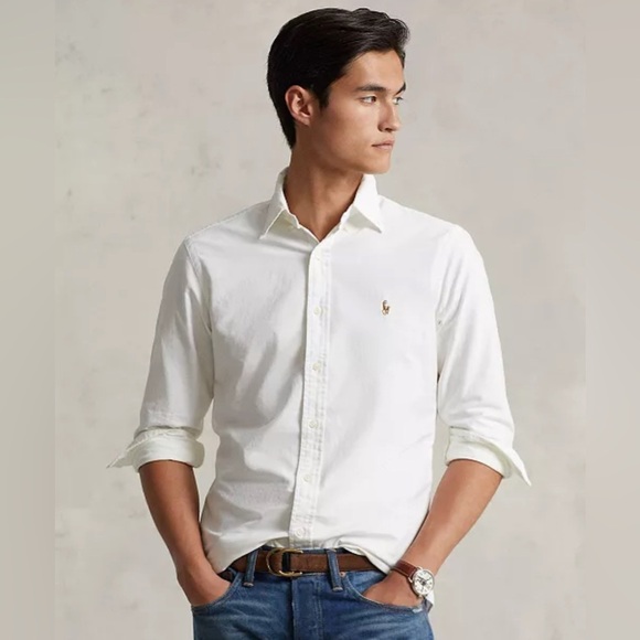 Ralph Lauren White Classic Yarmouth Dress Shirt 15.5/32 - Picture 1 of 7